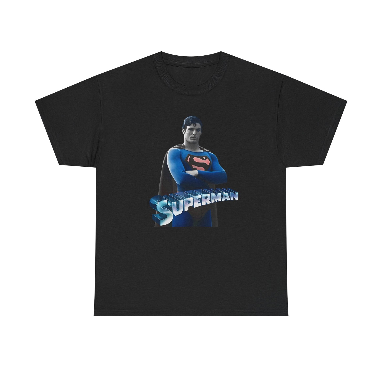 Superman Heavy Cotton Tee, Christopher Reeves, Superhero Movie gallery