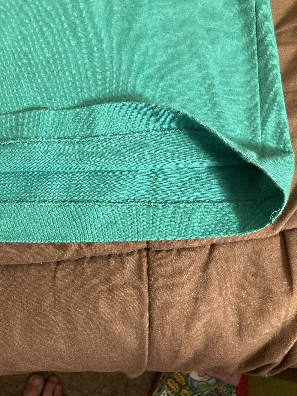 Vintage 909 Collection Mens Green Single Stitch Polo Shirt Size XL gallery