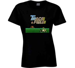 Track And Field Retro Video Arcade Game T Shirt