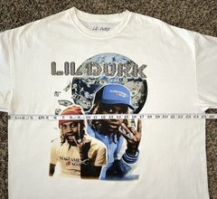LIL DURK Make America OTF Again Rap Tee Adult Hip-Hop Graphic 2XL 25” X 29”