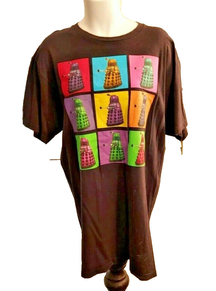 Dr Who Daleks Array Colors - Black T-Shirt XL Men's gallery