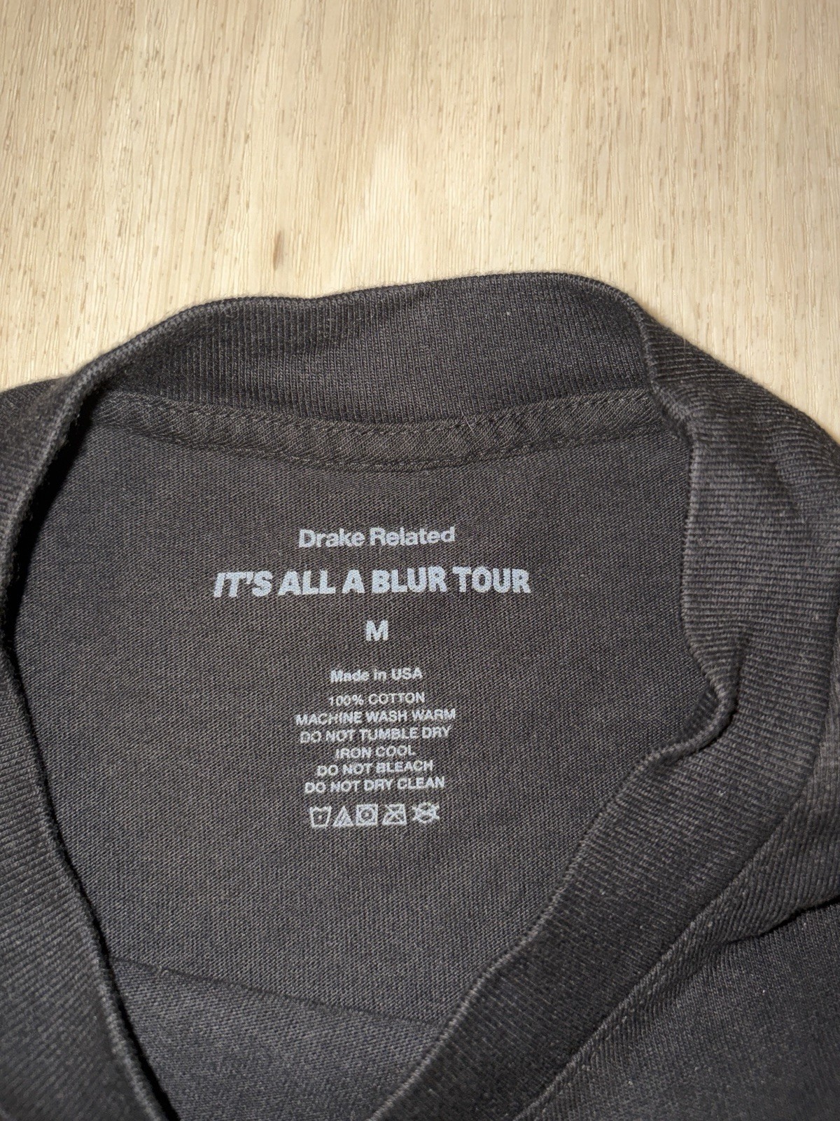 2023 Drake IAAB Its All A Blur US Tour T-shirt Hip Hop Concert Merch Size M gallery