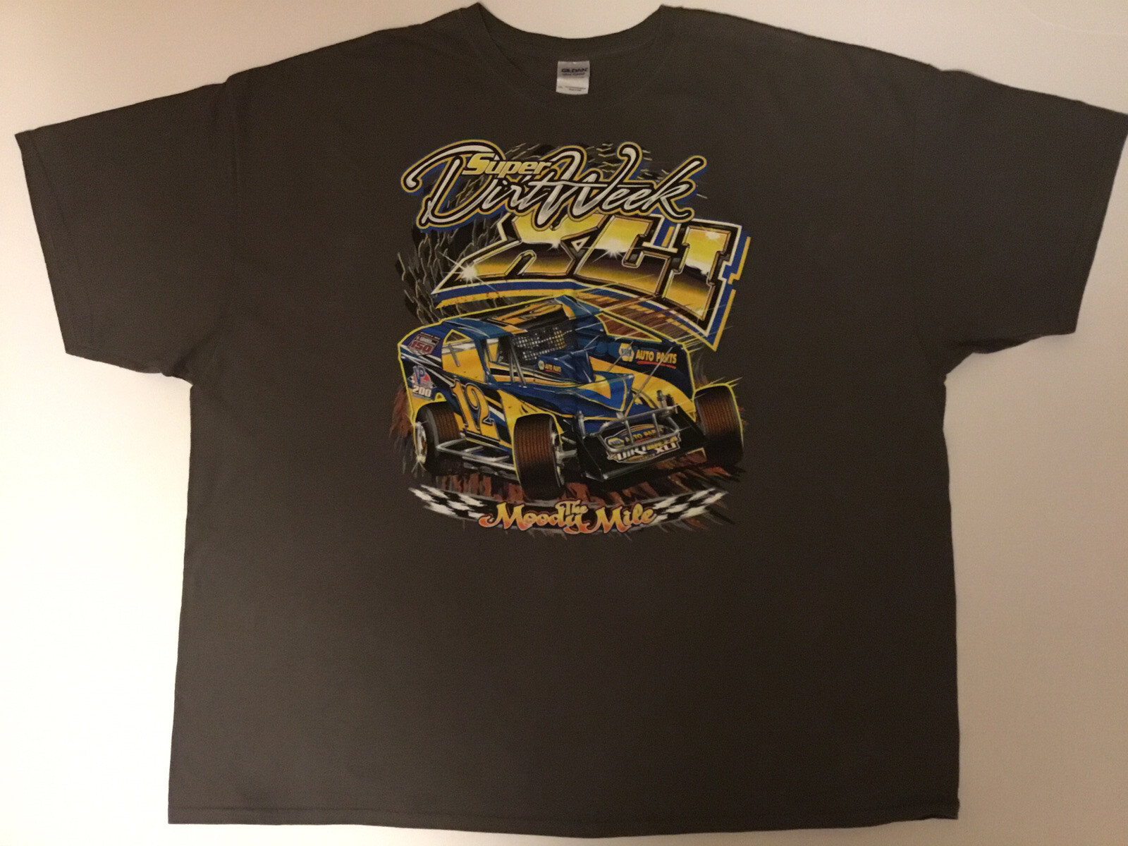 FORMULA 1 GILDAN Short Sleeve T-Shirt Sz 4XL Gray, Blue, Yellow gallery