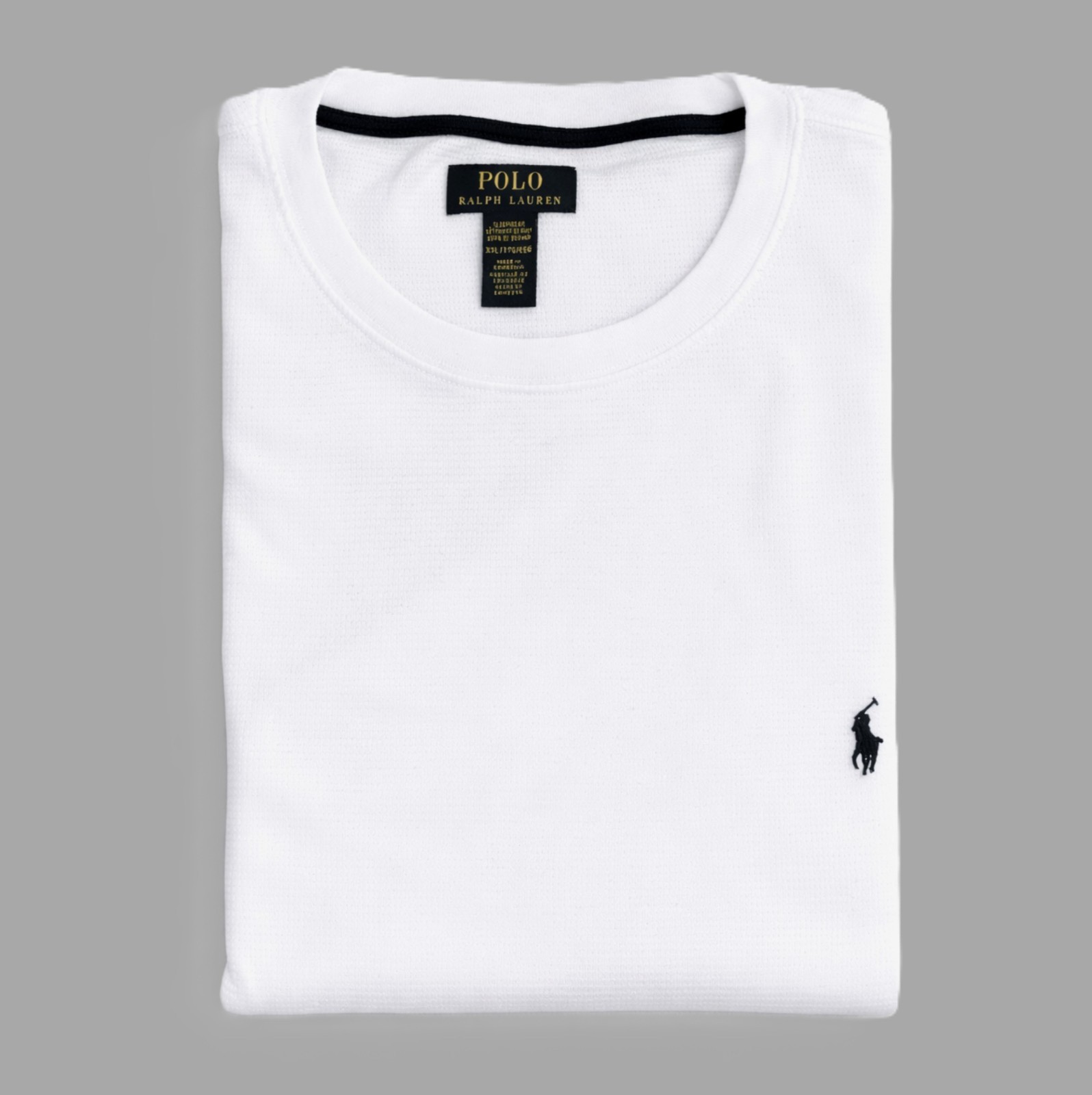 NWT - POLO RALPH LAUREN Mens Waffle Knit Thermal Long Sleeve Shirt WHITE - S-XXL gallery