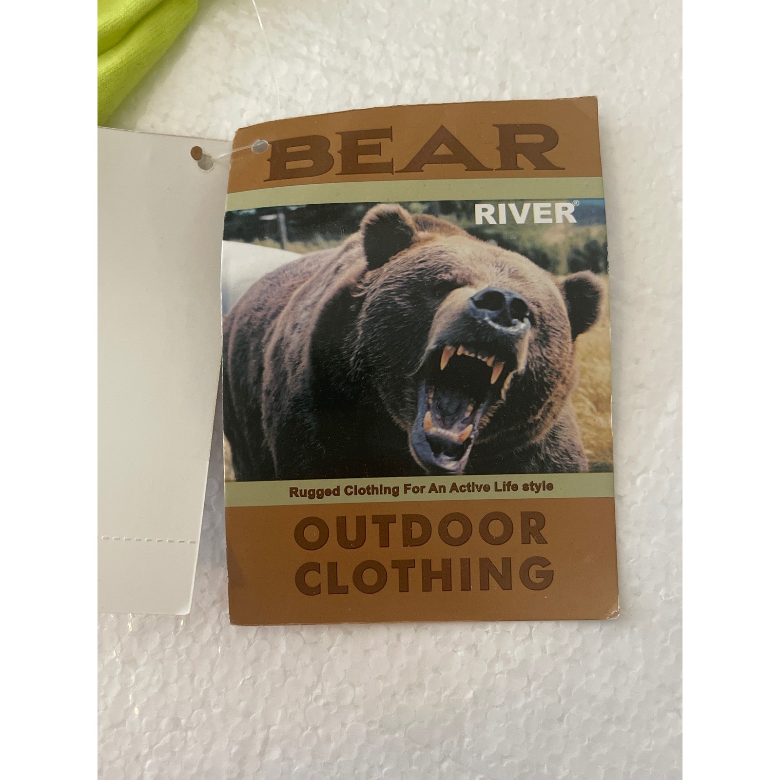 Bear River Workwear Mens 2XL Neon Lime Green Pocket T-Shirt Hi-Vis Outdoor NWT gallery