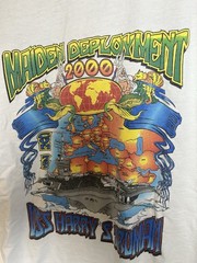 Vintage Maiden Deployment USS Harry S Truman 2000 T Shirt Men’s Size XL US Navy