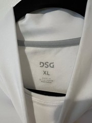 NWT DSG Men’s Cold Weather Compression Crew Neck Top White Base Layer Size XL