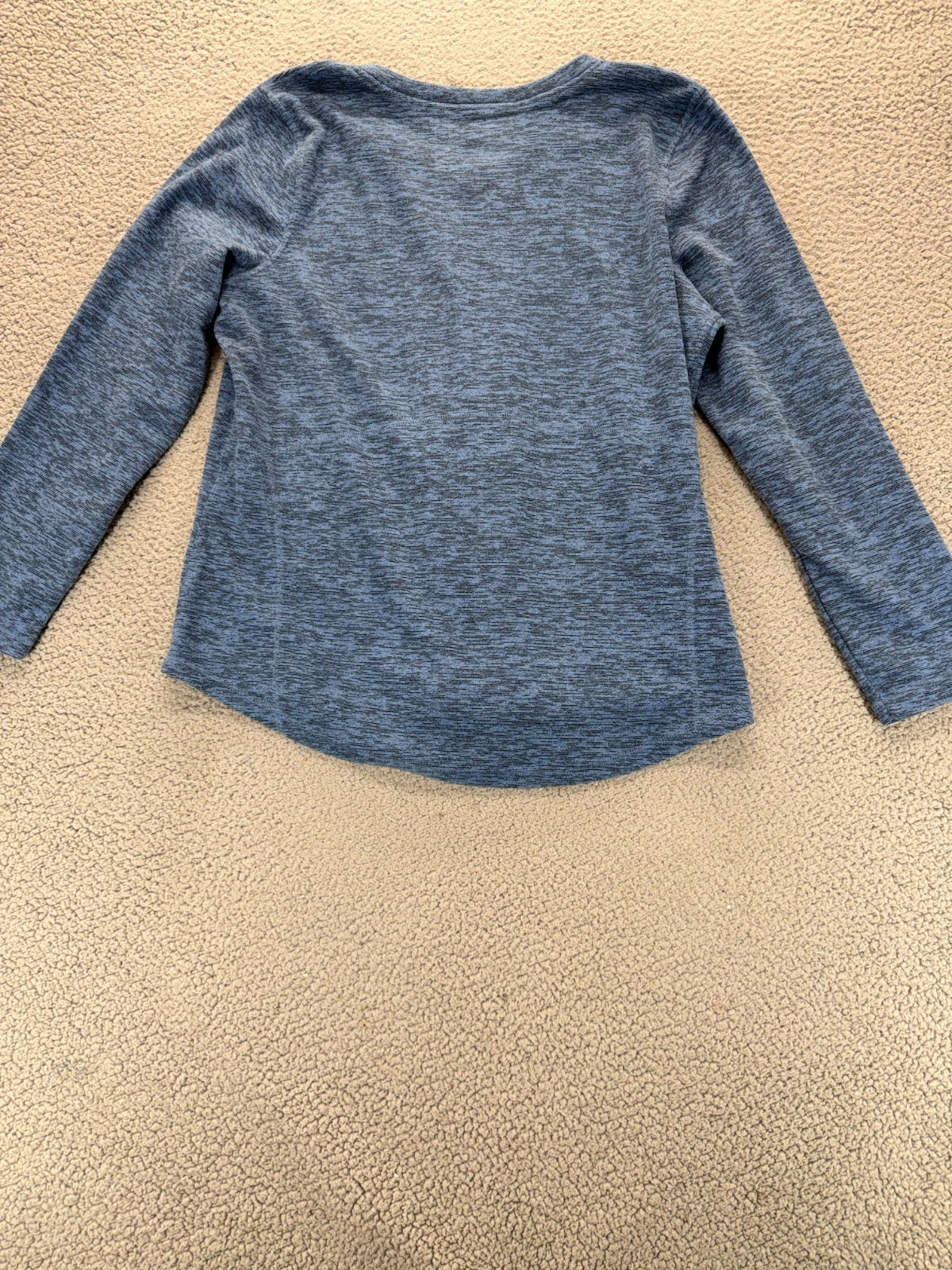 Tek Gear Heather Blue Mens Size XL Essential Gear Heavyweight Long Sleeve Shirt gallery