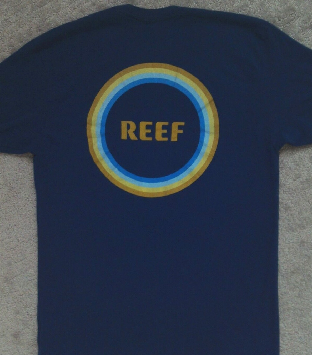 REEF T Shirt _ Size Medium - runs small see measurement gallery