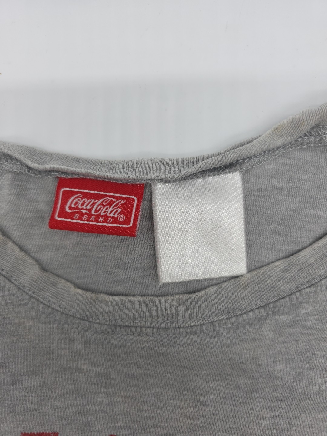 Coca-Cola T-Shirt Men Large Gray Graphic Tee.#46262 gallery