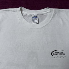 Vtg 90s Linux Penguin Computing Technology T-Shirt Sz XXL Tech Apple Microsoft