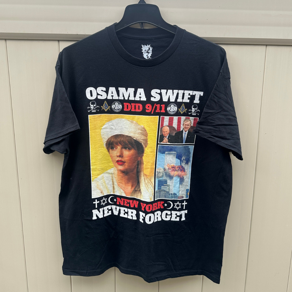 911 Osama Bin Laden George Bush Y2K Grunge T-shirt gallery