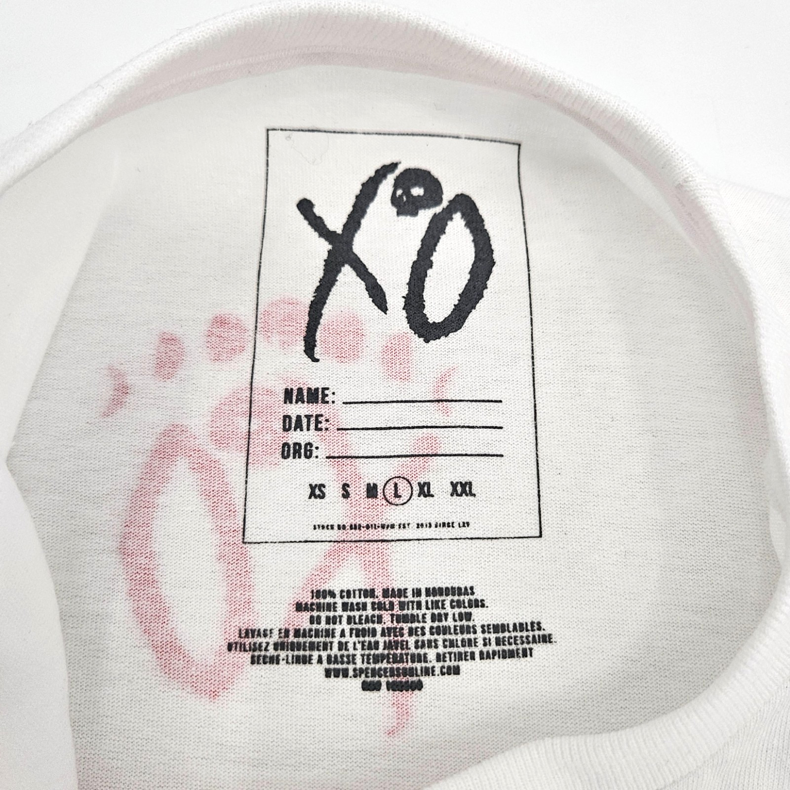 Official XO The Weeknd God Is Alive & Well White T-Shirt Men's Size Large gallery
