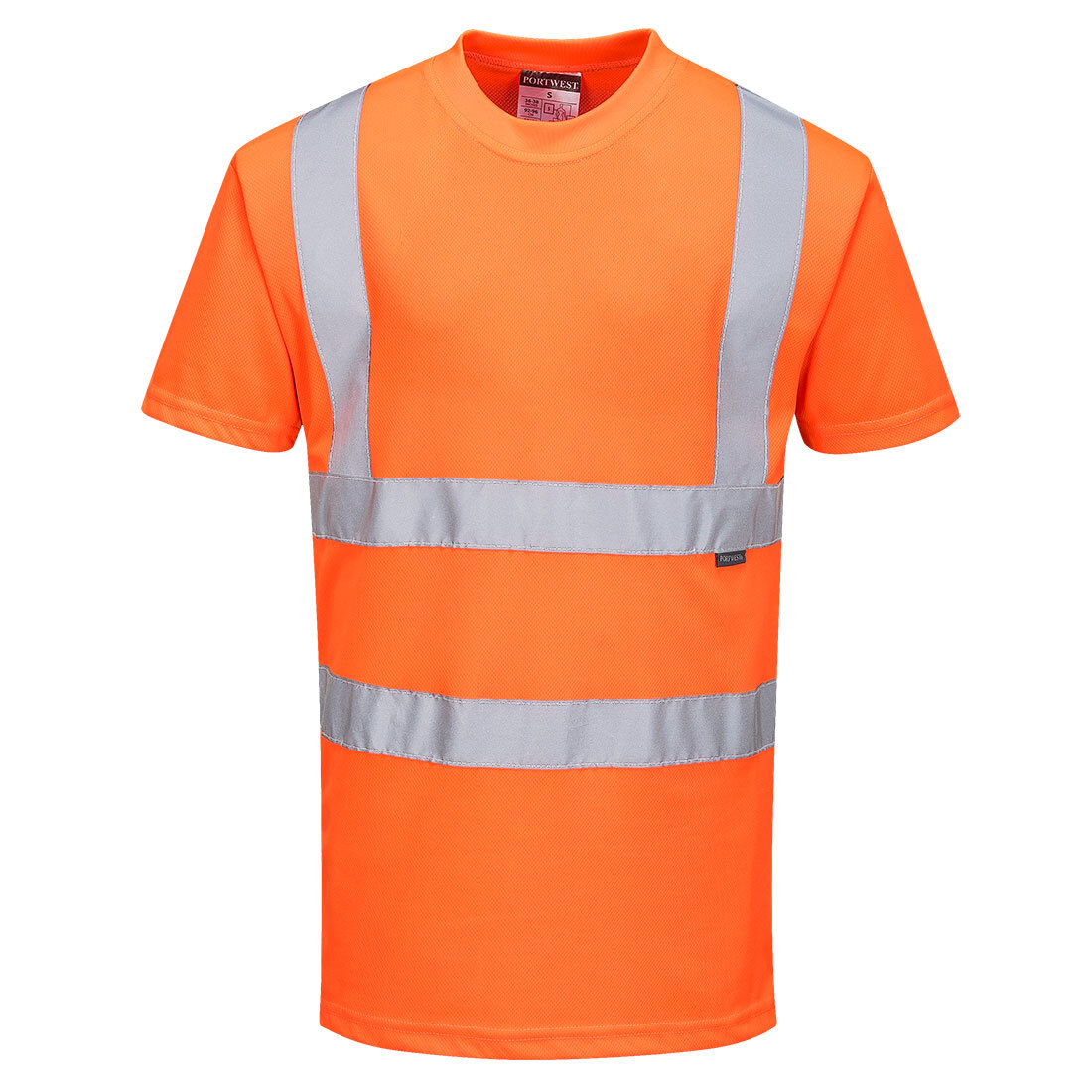 Portwest Hi Viz T-Shirt High Visibility Reflective Tape Security Safety Work Top gallery
