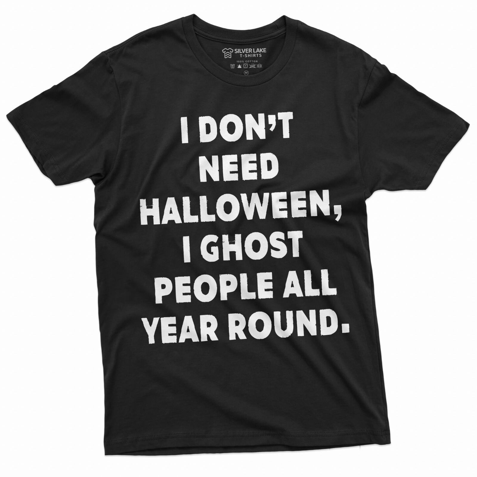 Funny Halloween Shirt I Ghost People All Year Around T-Shirt Halloween Gifts gallery