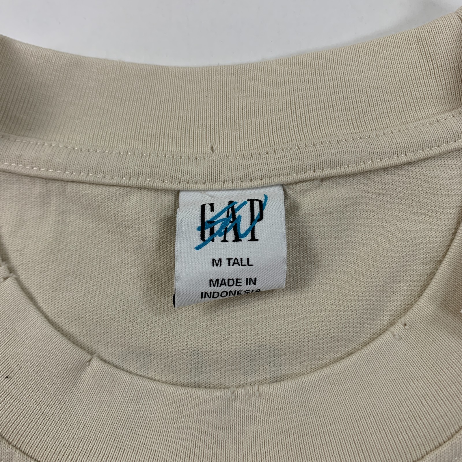 Gap Sean Wotherspoon Cord Soul Graphic T-Shirt Medium Tall Beige Re-Issue NWT gallery