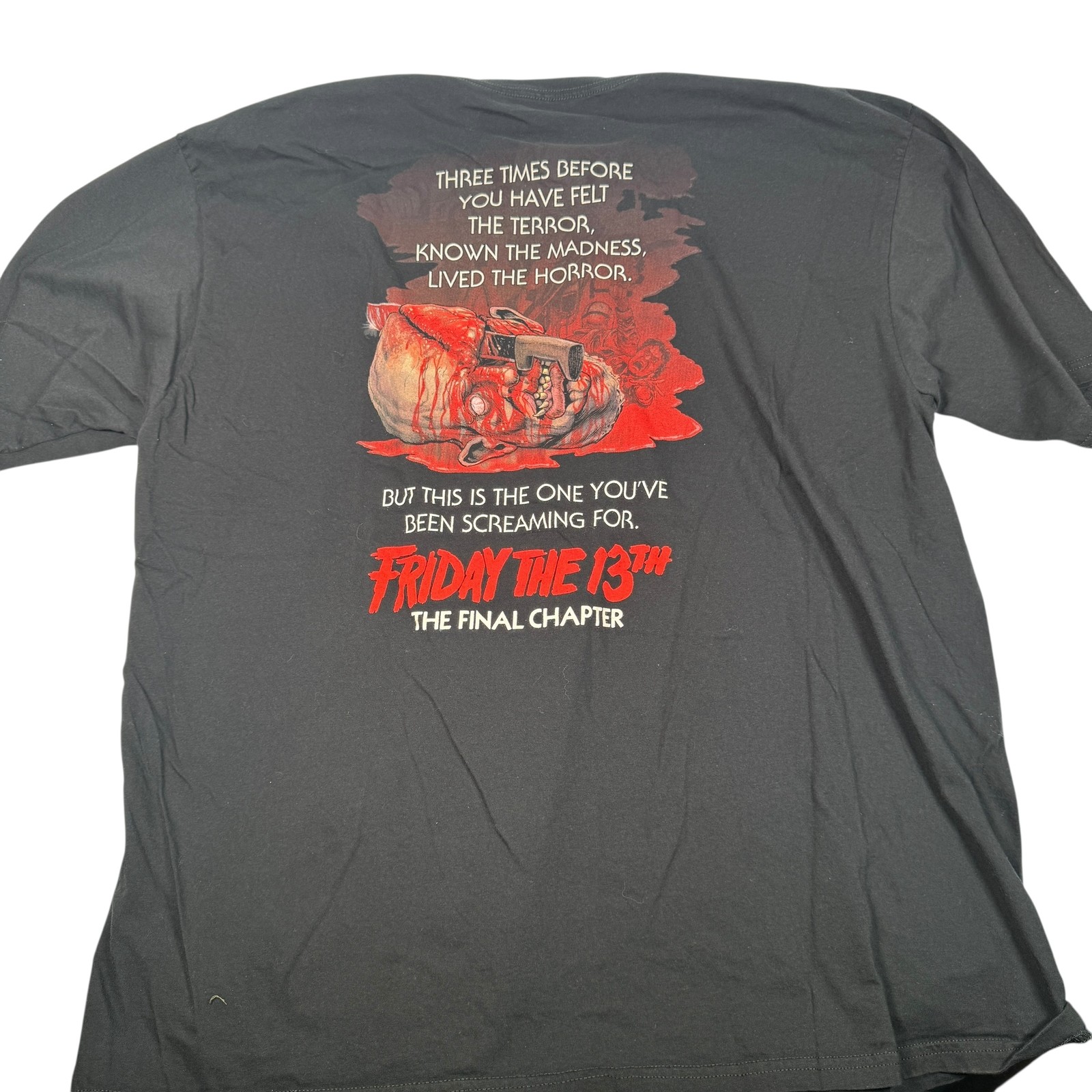 Friday the 13th Shirt Mens 3XL The Final Chapter Horror Fright Rags Limited Ed gallery
