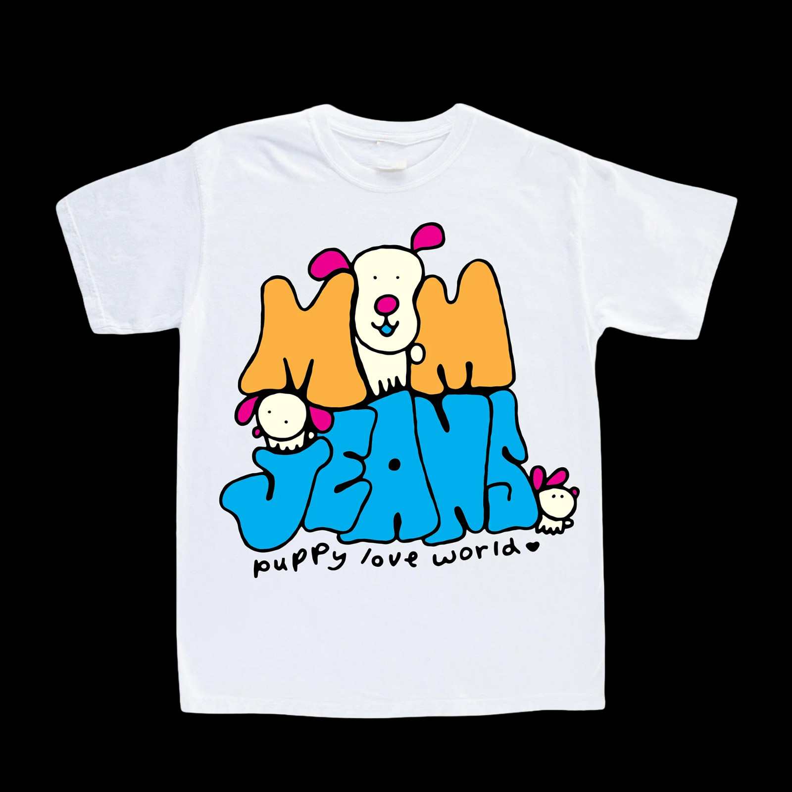 Mom Jeans Band Short Sleeve Unisex Cotton T-shirt Size S-5XL BT1537