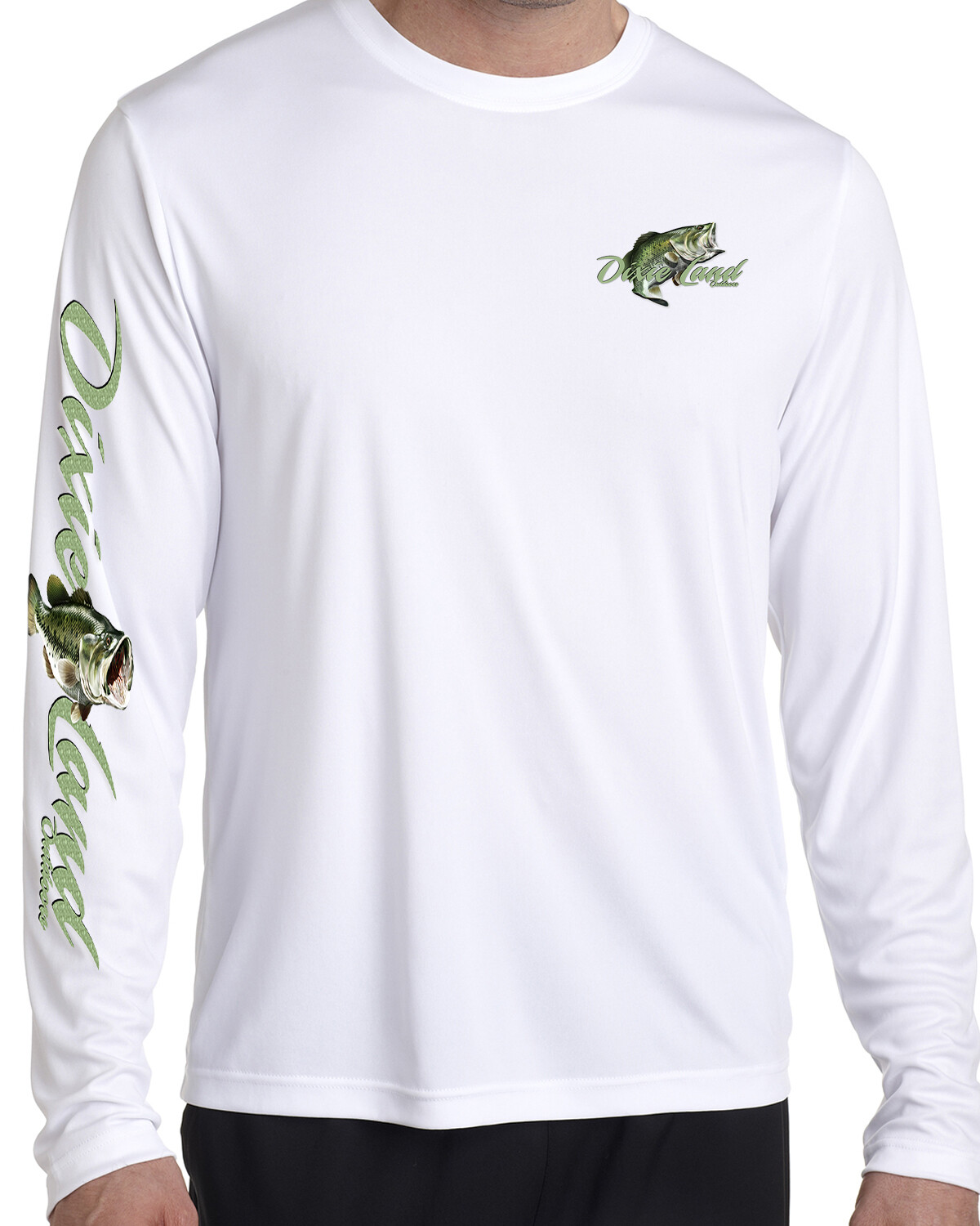 Dixie Land Outdoors long sleeve microfiber bass fishing t shirt 50+ uv reel rod gallery
