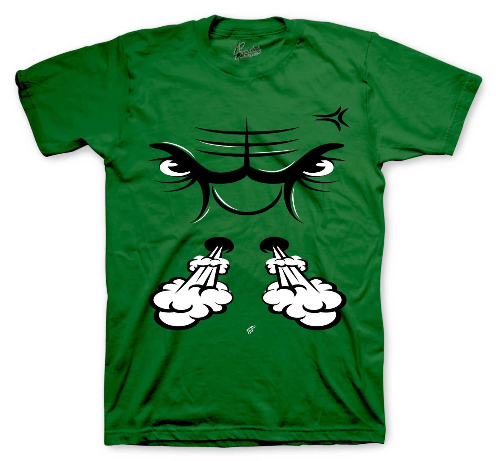 PRO GREEN Shirts To Match Retro 1 Pro Green Fir Sneaker Tees - Raging Face Shirt gallery