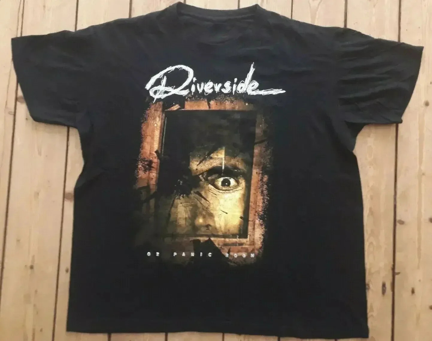 Riverside Band Panic Room Cotton Black All Size Shirt CM342
