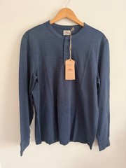 Faherty waffle henley NWT medium