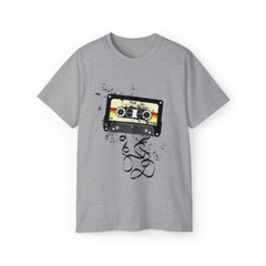 Destroyed Cassette T-Shirt – Classic Oldies Music Tee for 80s & 90s Nostalgia