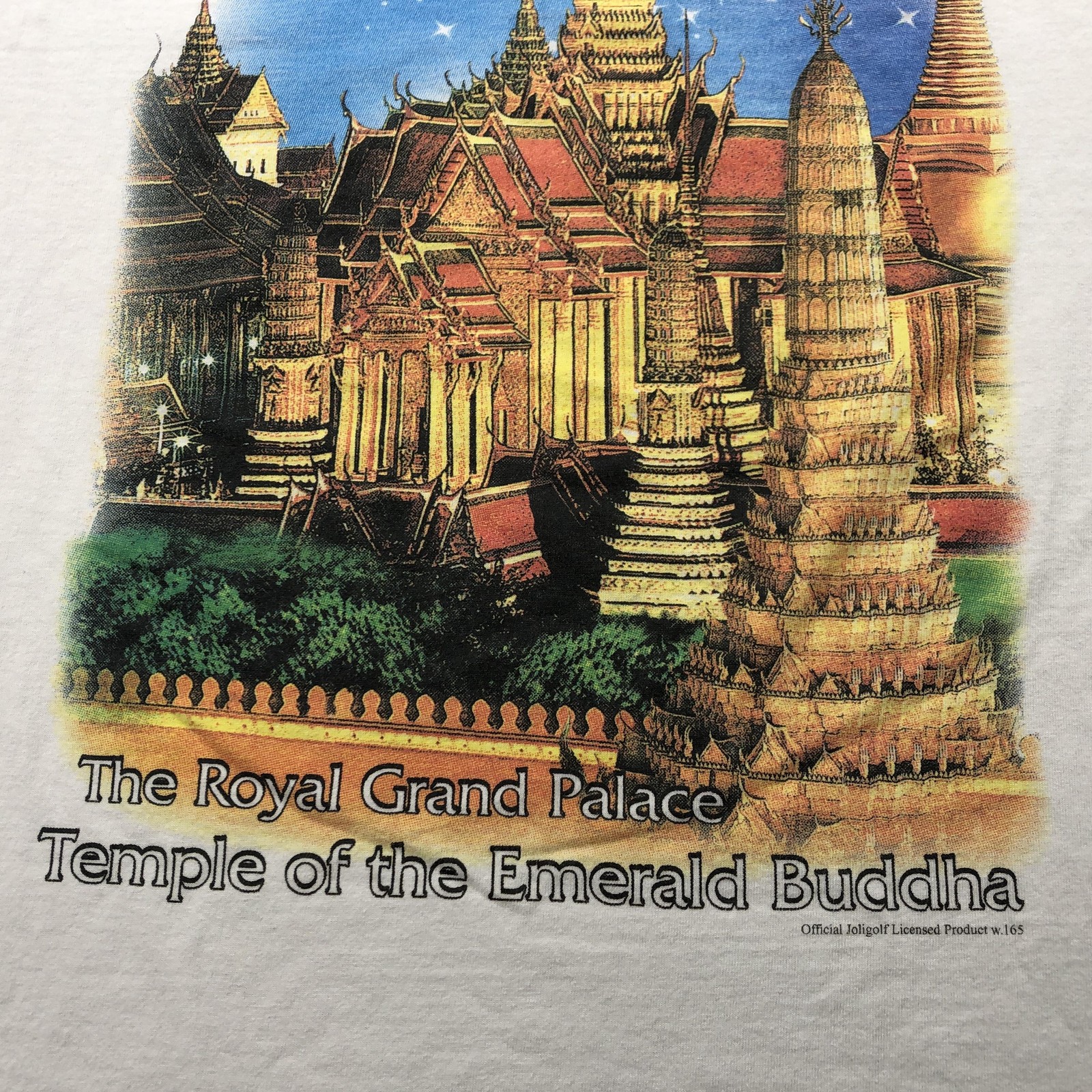 Bangkok Thailand Shirt Mens Large White Royal Grand Palace Temple Graphic Tee gallery