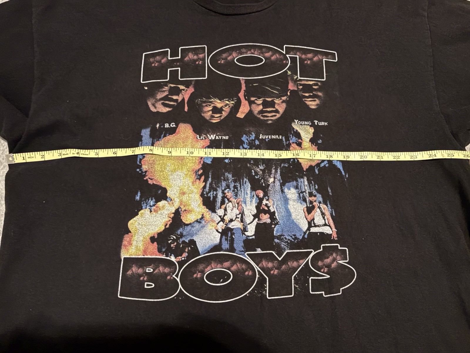 Vintage Hot Boys Rap Tee T-Shirt Lil Wayne Juvenile Young Turk BG gallery
