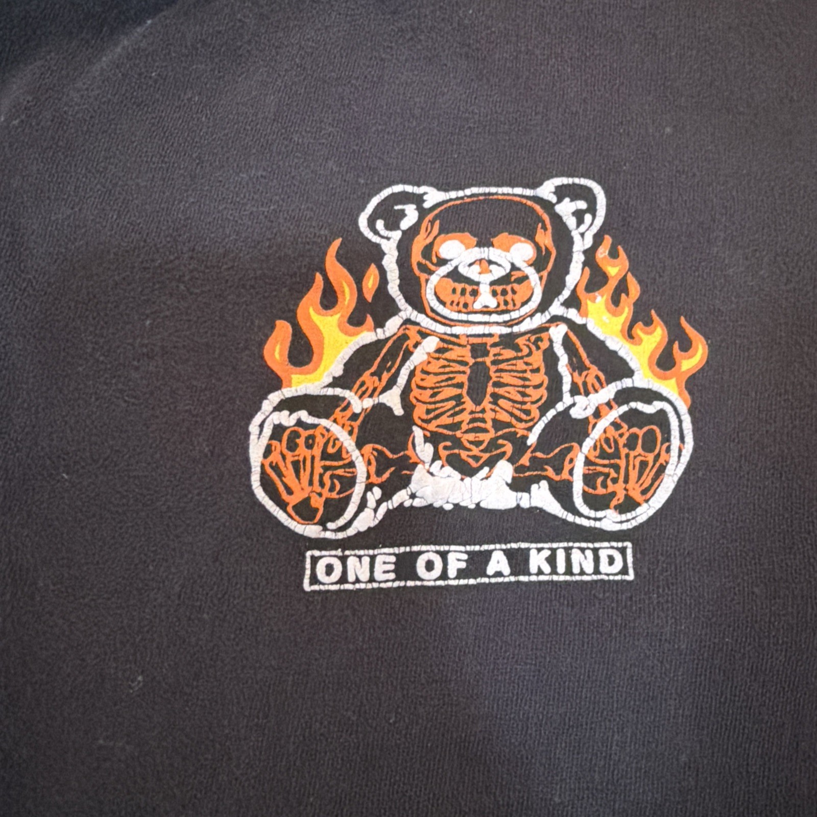 Hustle Limited Edition One of A Kind Skeleton Bear On Fire Urban XL gallery