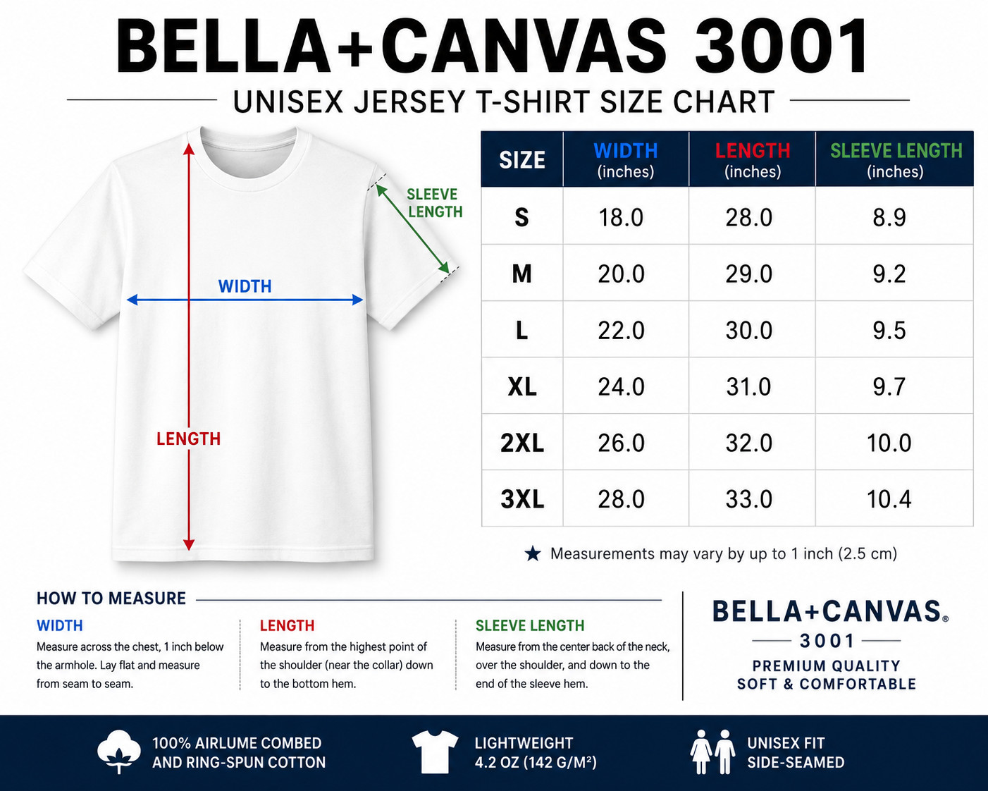 Bella+Canvas 3001 Unisex Jersey gallery