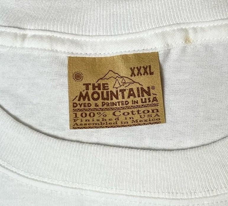 New The Mountain Redemption T-Shirt Men's 3XL White VTG Leather Tag S/S Crew gallery