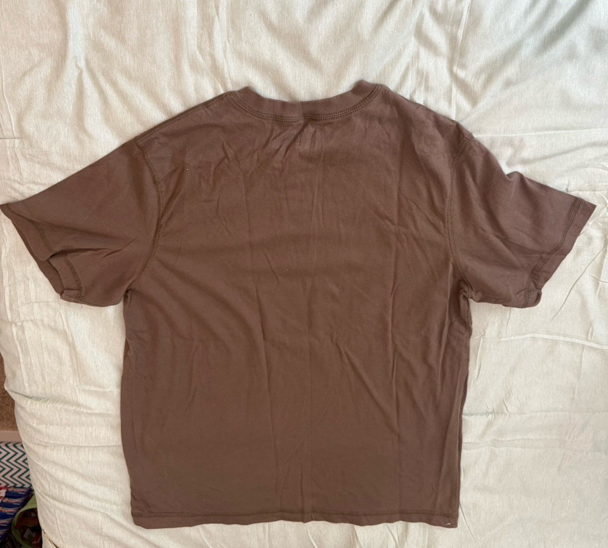 Sonoma Men's Brown Solid Henley Short Sleeve Cotton Knit T-Shirt M/L gallery