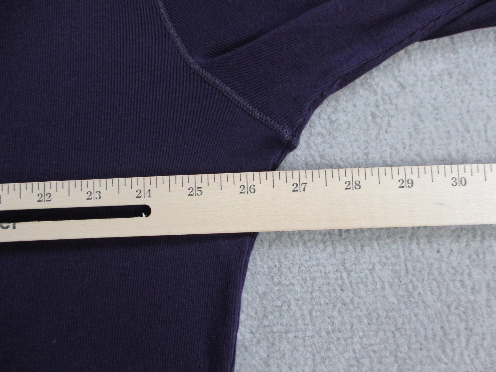 Ralph Lauren Shirt Mens XL Purple Black Label Ribbed Knit Henley Long Sleeve gallery