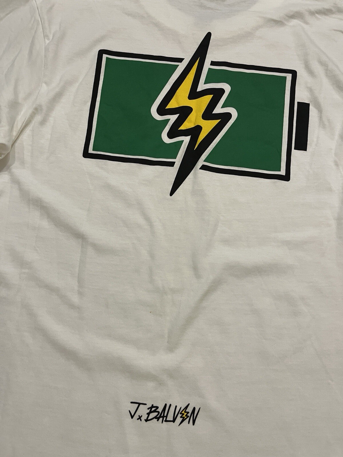 J Balvin 2016 Energia Tour Long Sleeve “Little Light” Battery Shirt - Small gallery