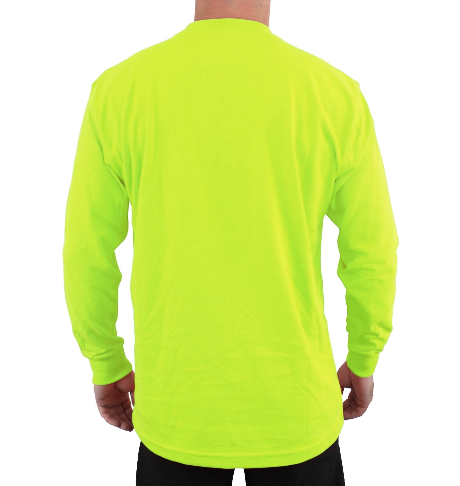 Dickies Men's High Visibility Long Sleeve Tee Big & Tall Long Length, Cool & Dry gallery