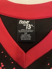 Friday the 13th Jason Voorhees Long Sleeve Hockey Jersey Size Men’s Small