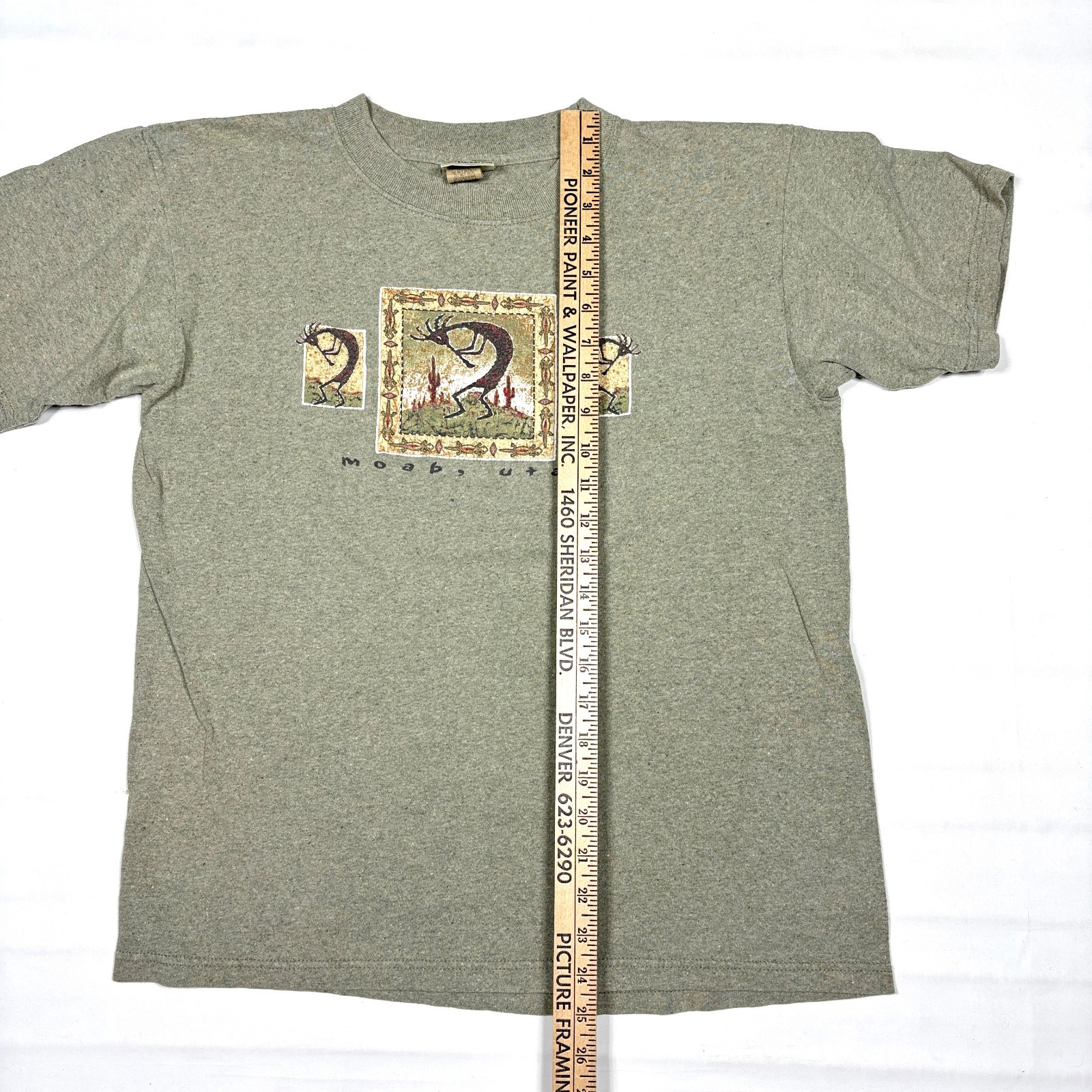 VTG Eco Mountain Kokopelli Native Moab Utah T-Shirt Made In USA Adult Medium gallery