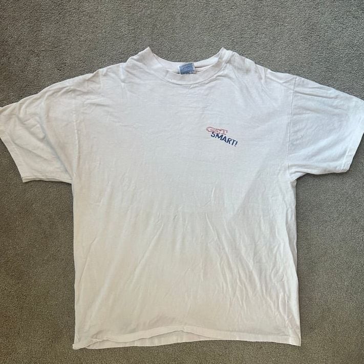 Vintage "Get Smart!" Graphic T-Shirt Single Stitch Sz XL gallery