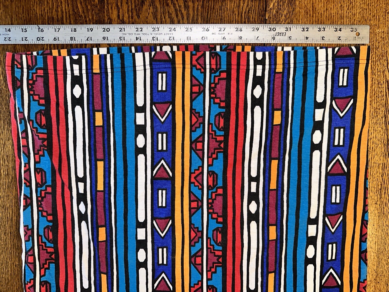 Vtg 80s 90s Tribal Hooded T Shirt Hip Hop Streetwear Oversized Medium Colorful gallery
