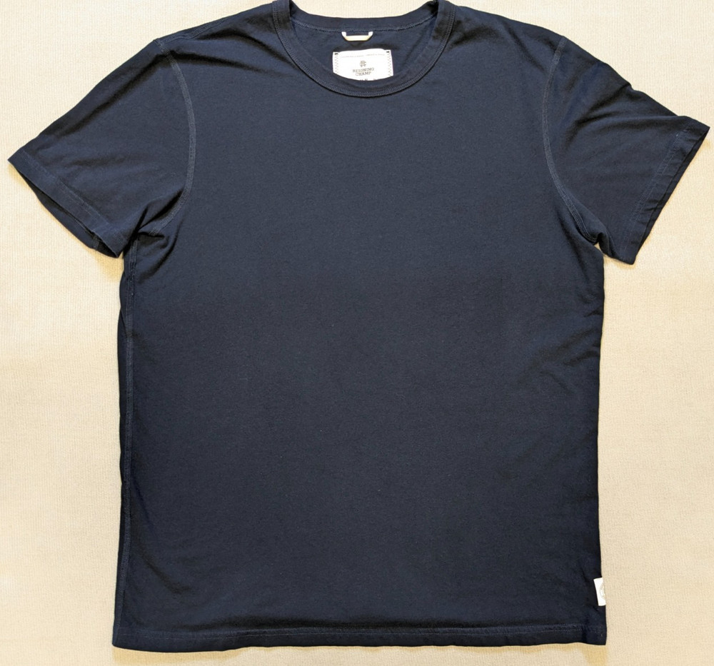 Reigning Champ Shirt Mens Medium Blue Midweight Jersey Training Gym Workout