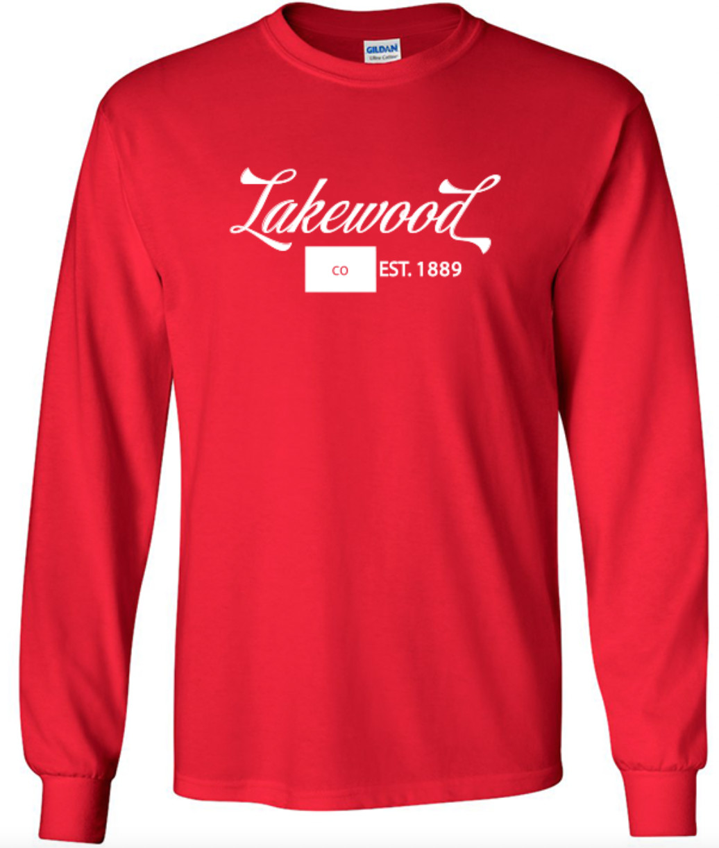Lakewood Colorado State T-Shirt Long Sleeve Graphic Tees Unisex Apparel Design gallery