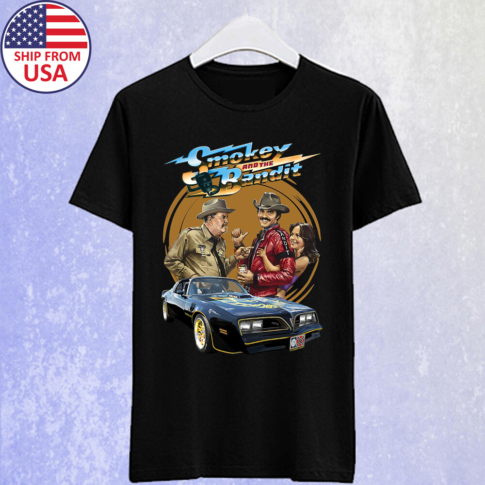 Smokey And The Bandit Movie Men's Black T-shirt Size S-5XL gallery