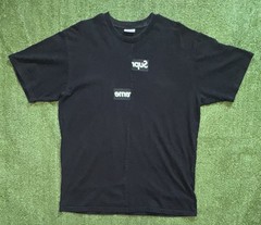 Supreme Commes des Garcons Split Box Logo Black Tee XL