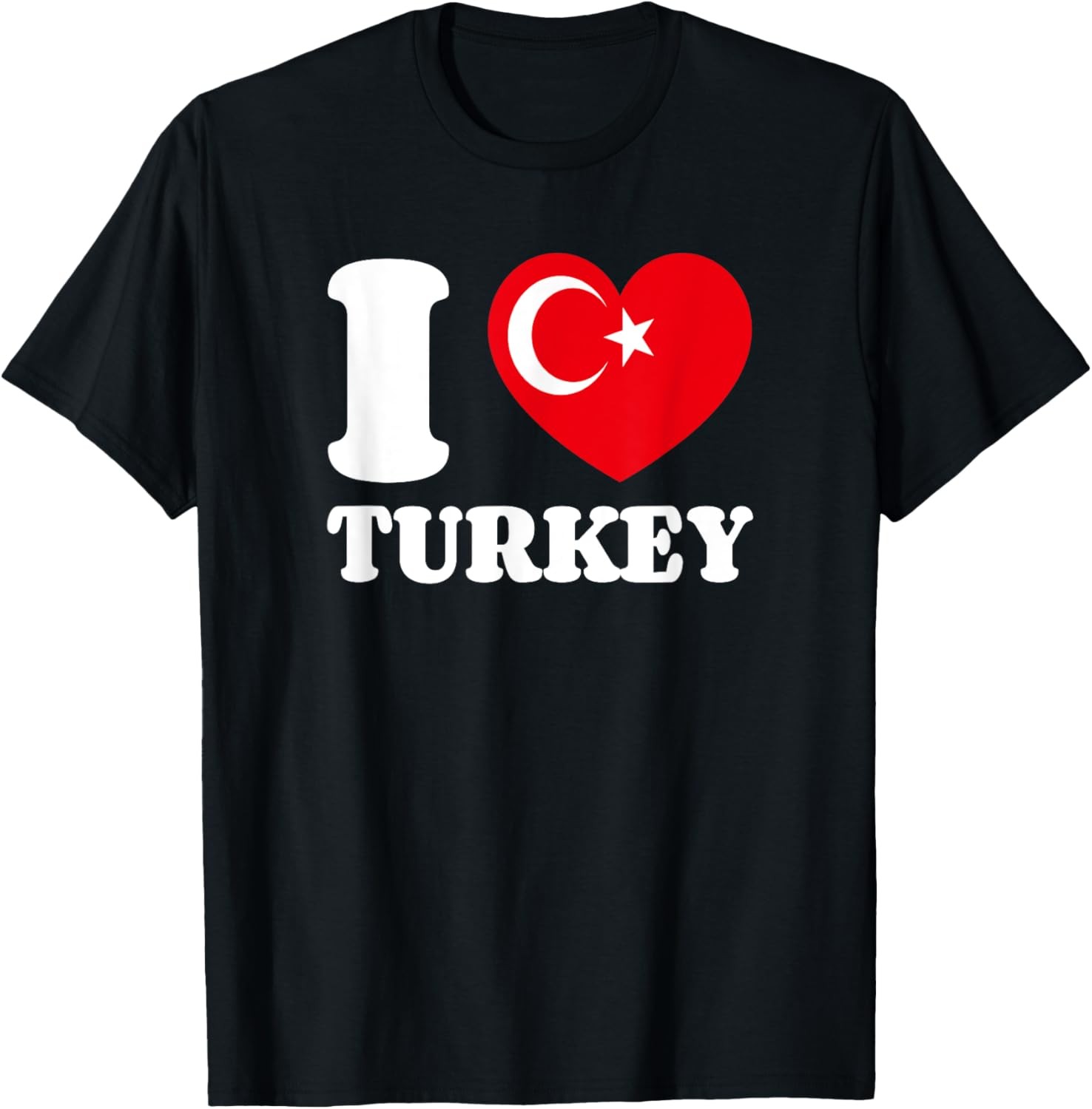I Love Turkey Turkiye Turk Bayragi Heart National Flag T-Shirt gallery