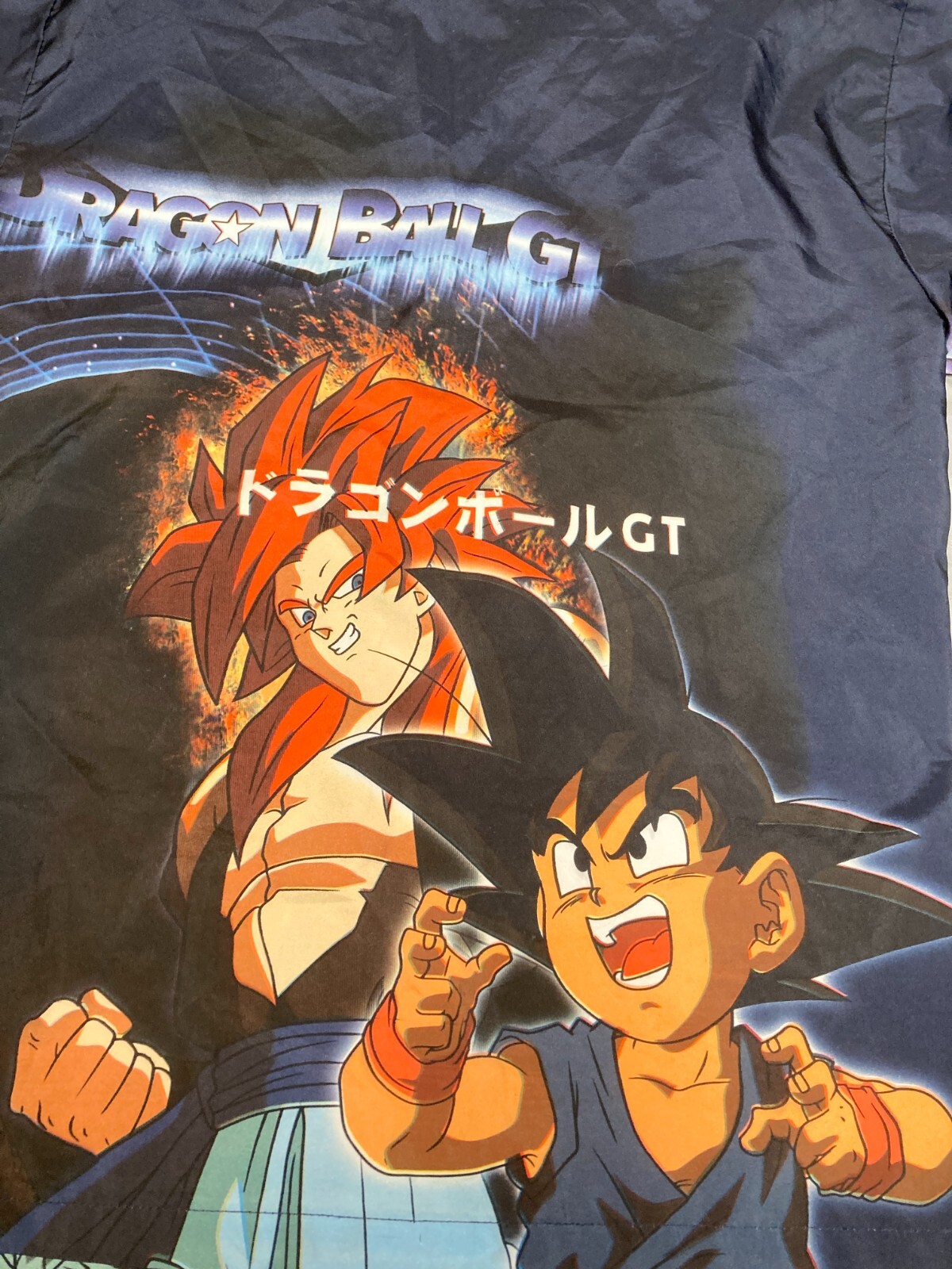 RARE Vintage 2003 Toei Dragon Ball GT Akira Toriyama Goku & Gogeta Shirt - S/M gallery