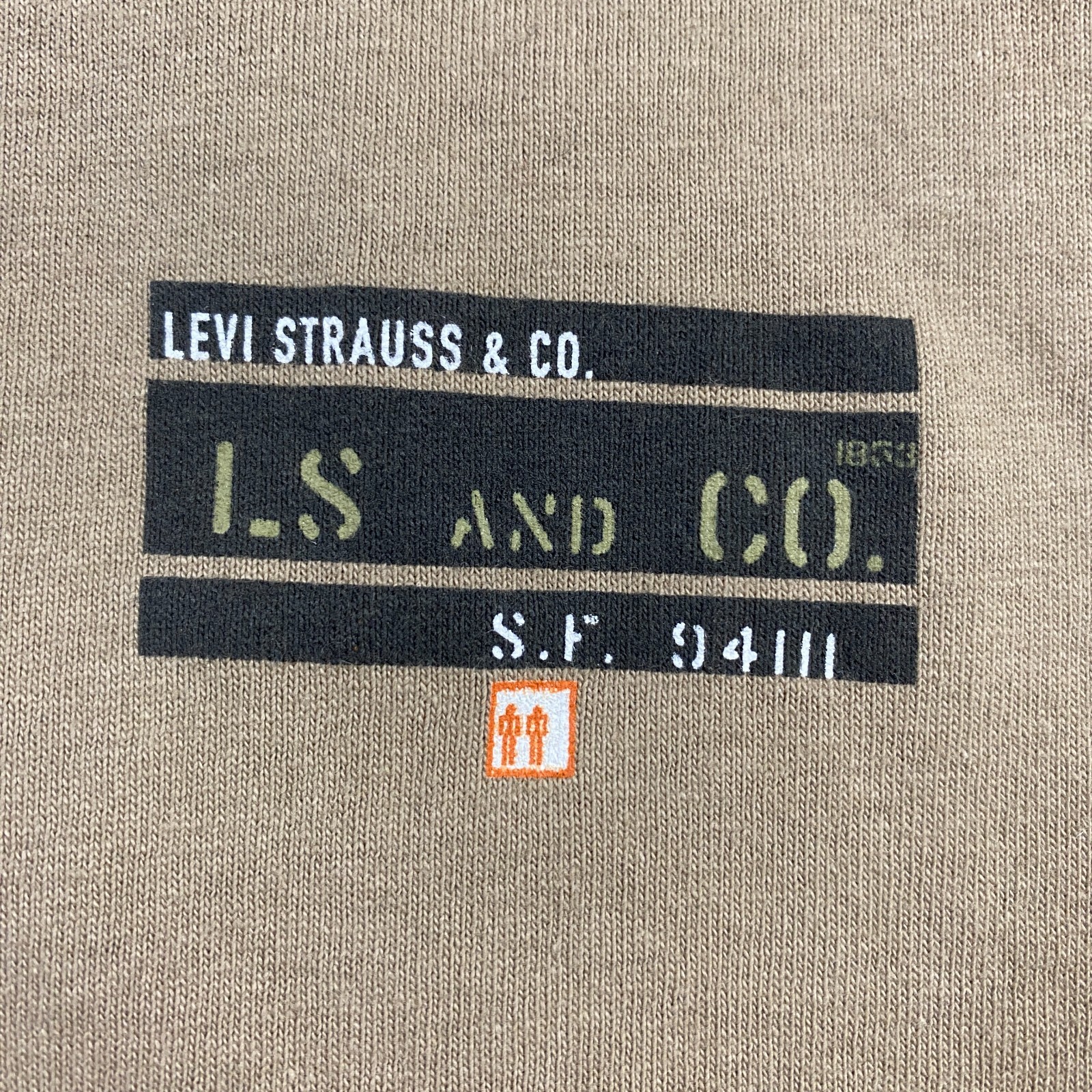 VTG 90s Levis Raglan Baseball Shirt XL Made in USA Kanji Graphic 3/4 Sleeve Tee gallery