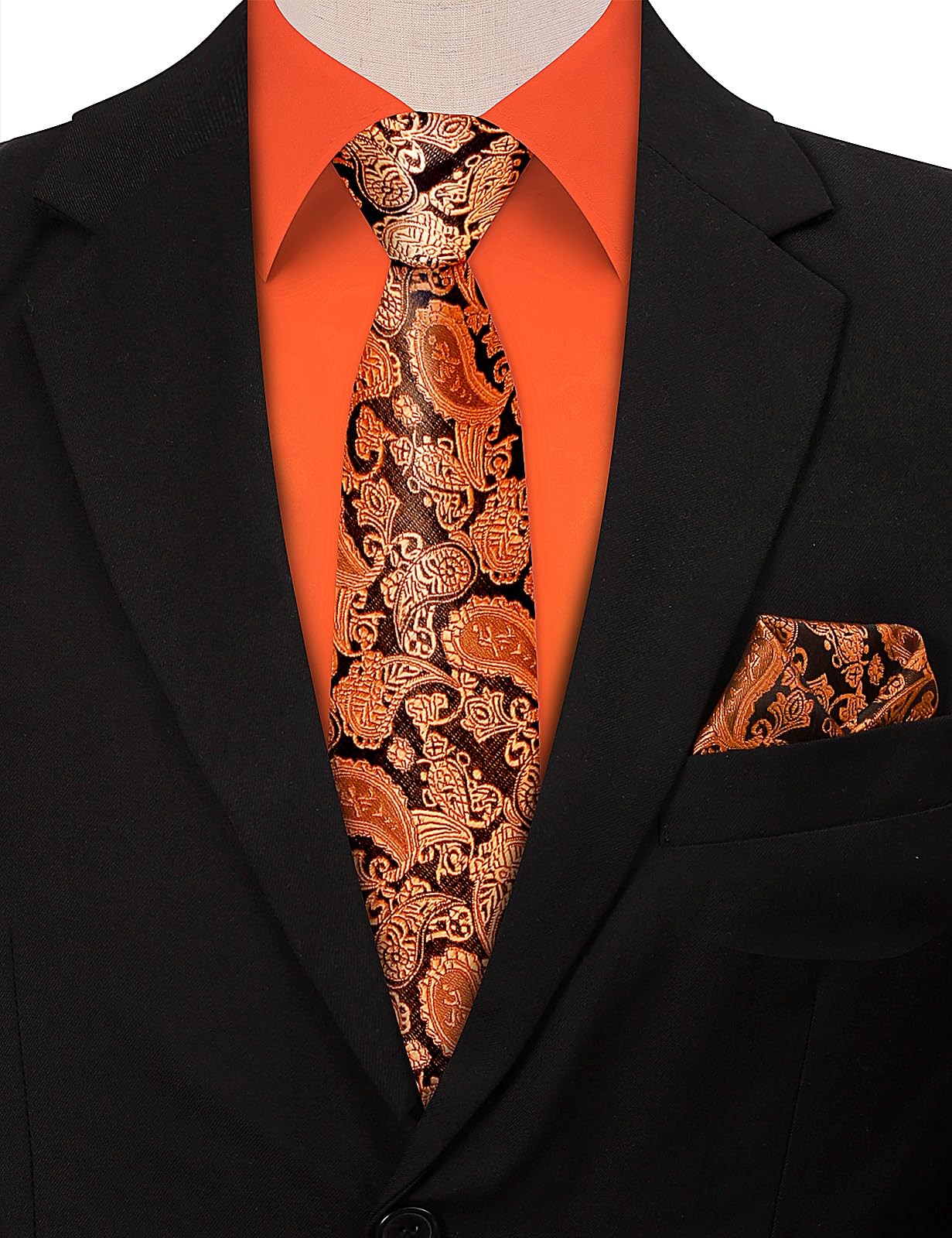 Fashonal Halloween Shirt Men, Men's Dress Shirt and Tie Set Party Festival gallery