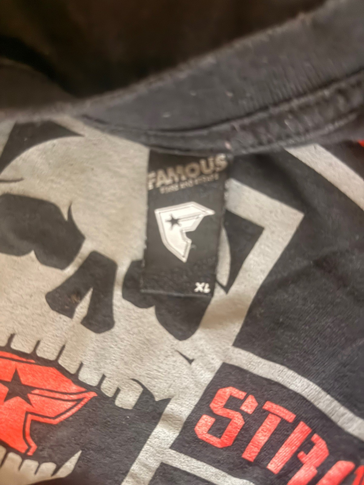 Y2K Famous Stars & Strap Shirt Mens F Logo Graphic Grunge Skater Streetwear gallery