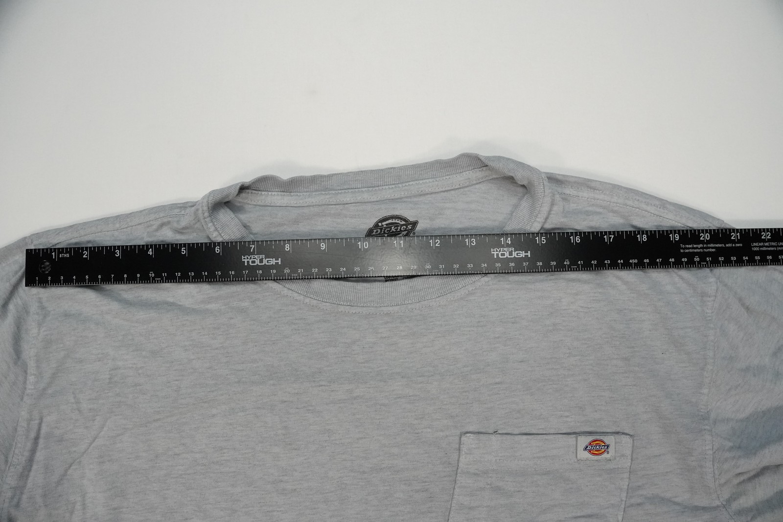 Dickies Mens Large Grey T-Shirt Short Sleeve Crewneck Casual Gym Wear Running gallery
